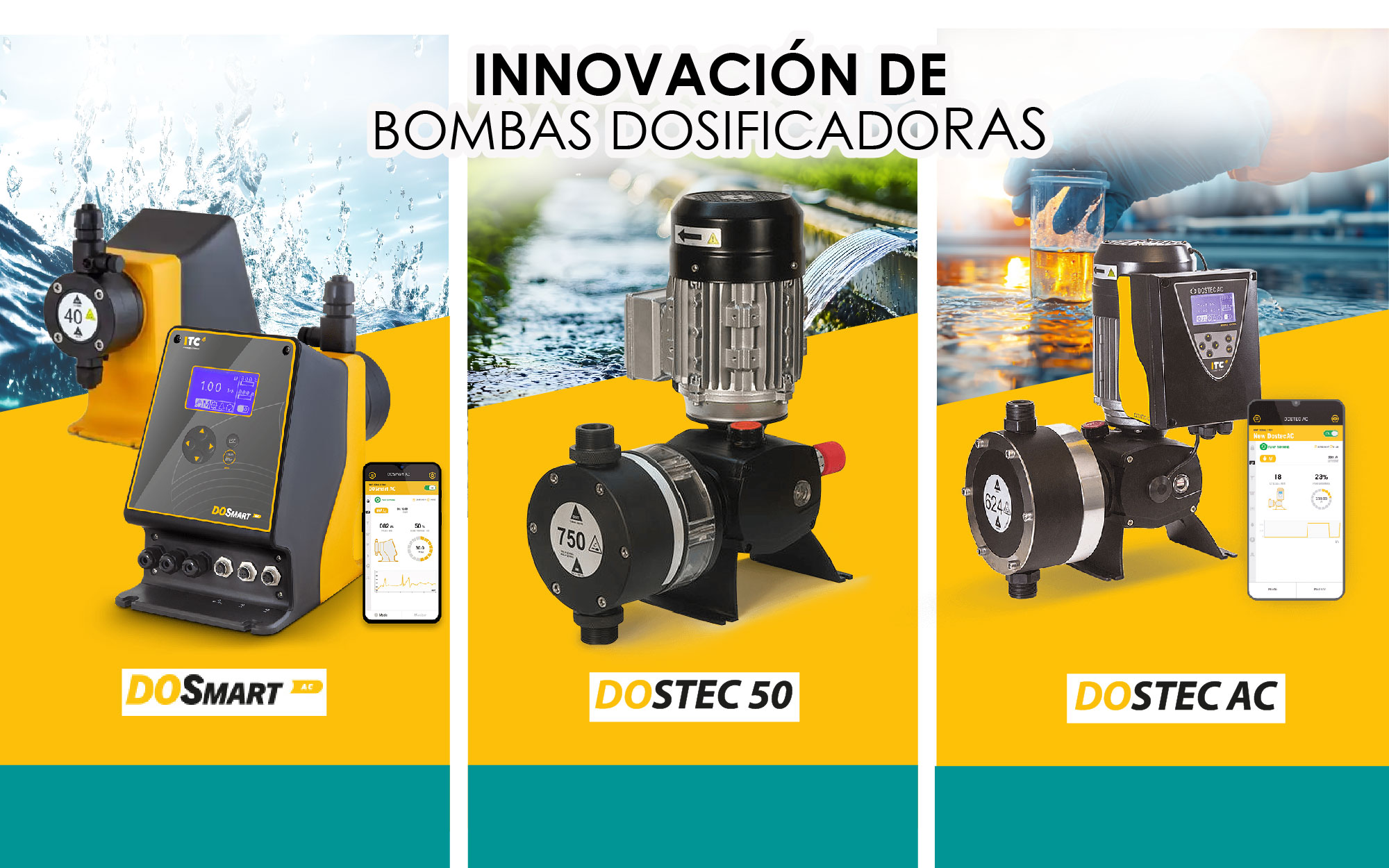 BOMBAS DOSIFICADORAS ITC: PRECISIÓN Y CONFIANZA EN LA DOSIFICACIÓN QUÍMICA